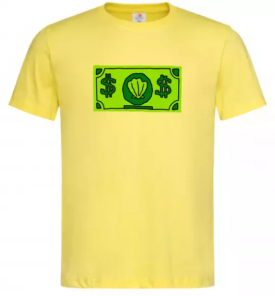Чоловіча футболка Долар містера Крабса Лимонний фото