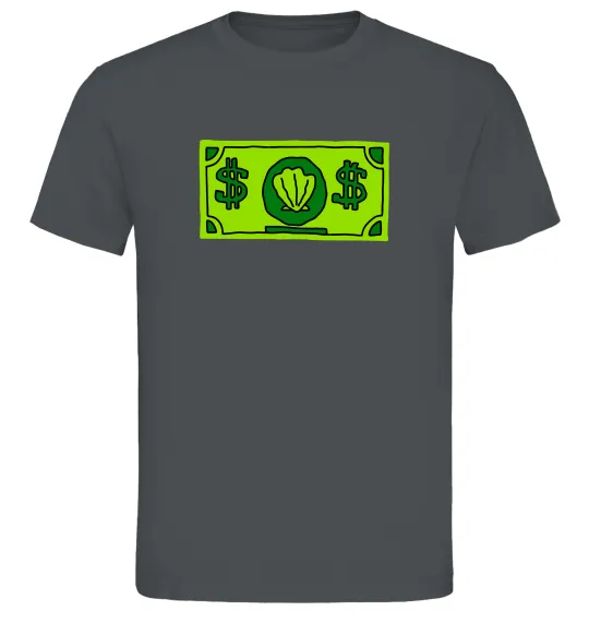 Чоловіча футболка Долар містера Крабса Графіт фото