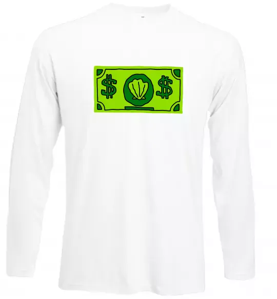 Лонгслив Долар містера Крабса Белый фото