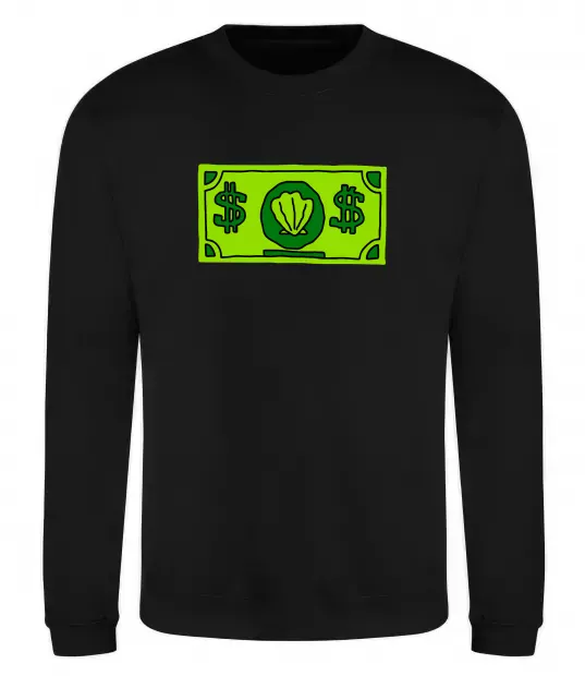 Світшот Долар містера Крабса Чорний фото