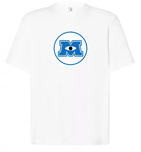 Футболка Оверсайз Корпорація монстрів Білий фото