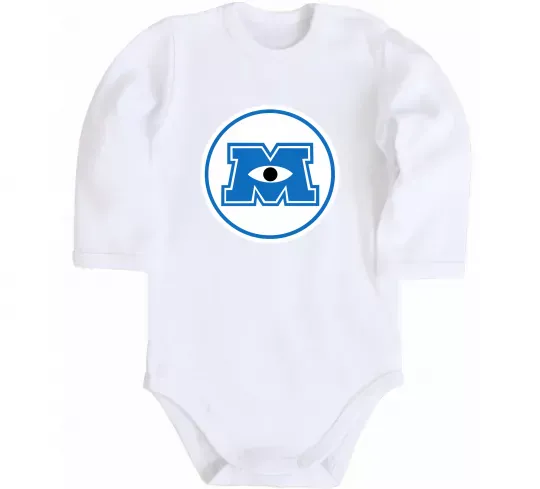 Детский боди Корпорація монстрів Белый фото