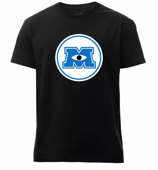 Чоловіча преміум футболка Корпорація монстрів Чорний фото