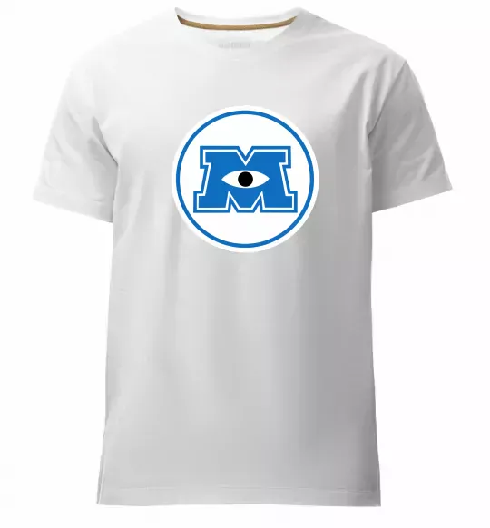 Чоловіча преміум футболка Корпорація монстрів Білий фото