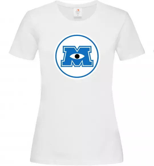 Жіноча футболка Корпорація монстрів Білий фото