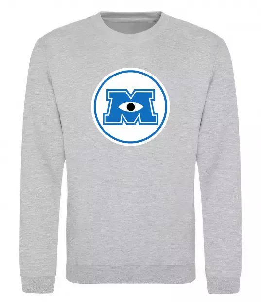 Свитшот Корпорація монстрів Серый меланж фото