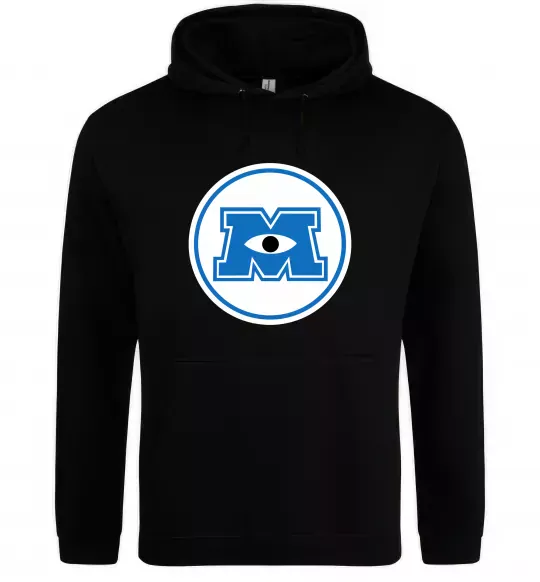 Чоловіча толстовка (худі) Корпорація монстрів Чорний фото