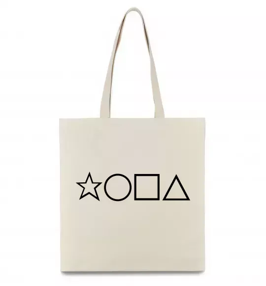 Эко-сумка Фігури Бежевый фото