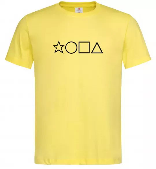 Чоловіча футболка Фігури Лимонний фото