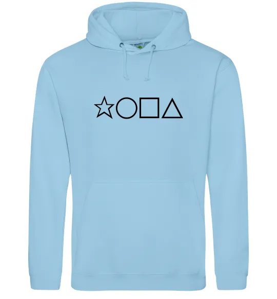 Жіноча толстовка (худі) Фігури Блакитний фото