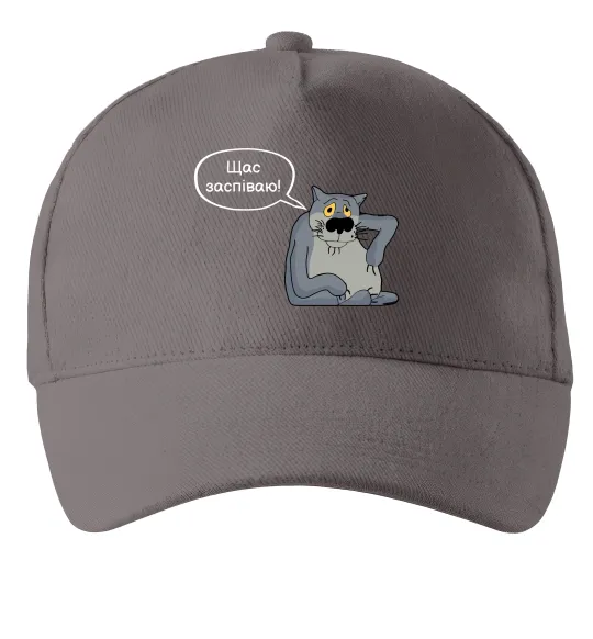 Кепка Щас заспіваю Сірий фото