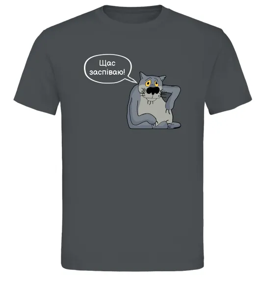 Мужская футболка Щас заспіваю Графит фото