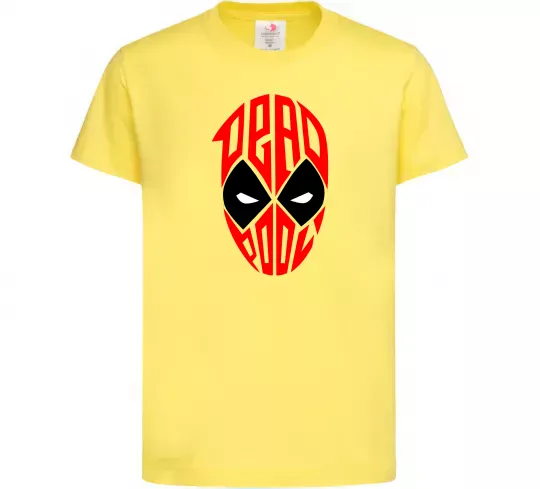 Детская футболка Дедпул обличчя Лимонный фото