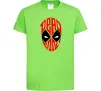 Детская футболка Дедпул обличчя Лаймовый Детская футболка Дедпул обличчя Лаймовый фото