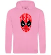 Жіноча толстовка (худі) Дедпул обличчя Рожевий фото