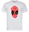 Мужская футболка Дедпул обличчя Белый фото