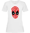 Жіноча футболка Дедпул обличчя Білий Жіноча футболка Дедпул обличчя Білий фото