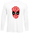 Лонгслив Дедпул обличчя Белый Лонгслив Дедпул обличчя Белый фото