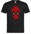 Мужская футболка Дедпул обличчя Черный фото