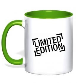 Чашка с цветной ручкой Limited edition