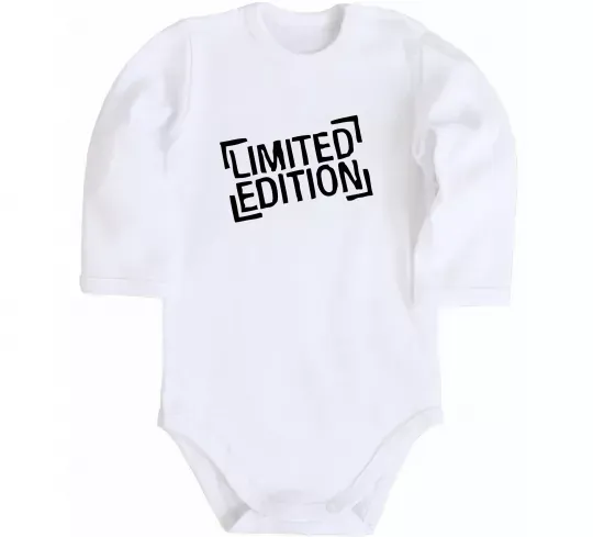 Дитячий бодік Limited edition Білий фото