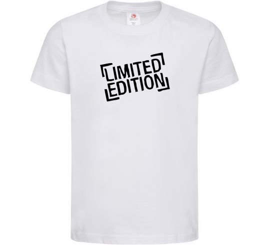 Дитяча футболка Limited edition Білий фото