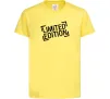 Дитяча футболка Limited edition Лимонний фото