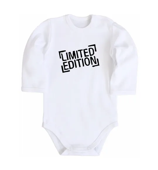 Дитячий бодік Limited edition Білий фото