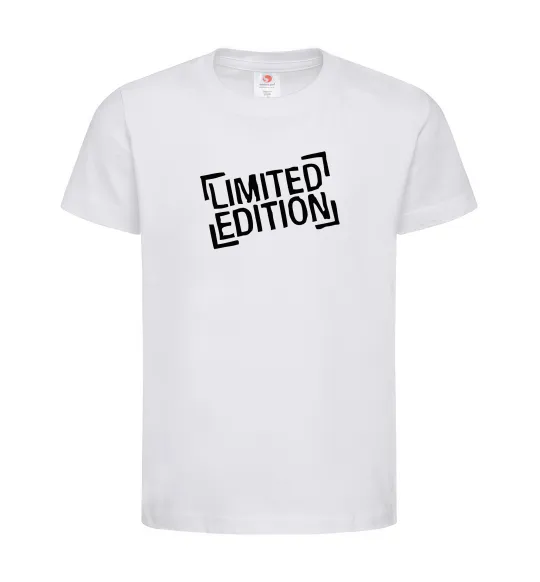 Детская футболка Limited edition Белый фото