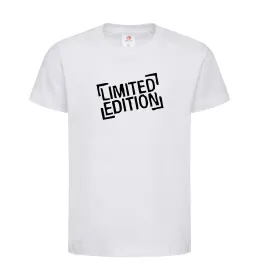 Детская футболка Limited edition Белый фото