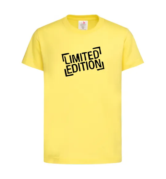 Детская футболка Limited edition Лимонный фото