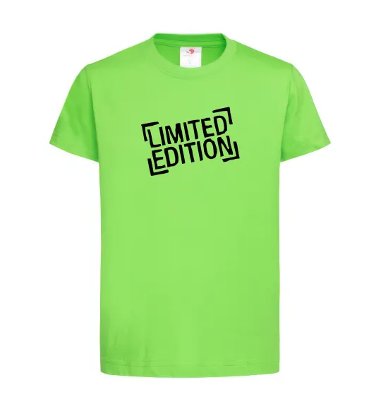 Детская футболка Limited edition Лаймовый фото