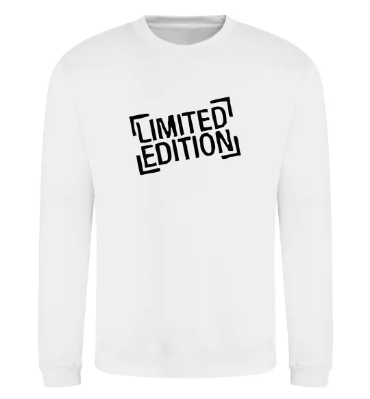 Свитшот Limited edition Белый фото