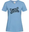 Жіноча футболка Limited edition Блакитний фото