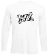 Лонгслив Limited edition Белый фото