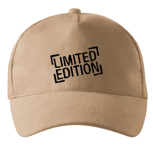 Кепка Limited edition Песочный фото