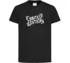 Дитяча футболка Limited edition Чорний фото