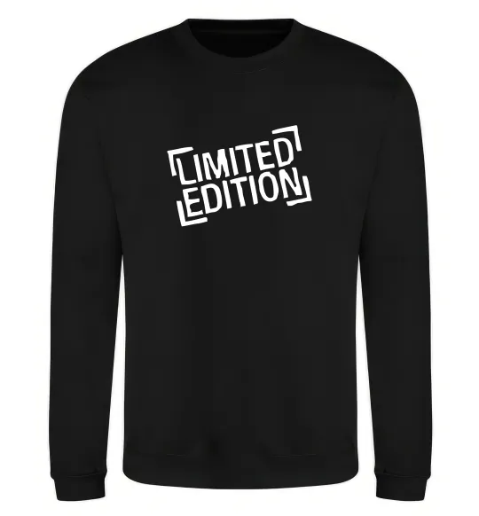 Свитшот Limited edition Черный фото