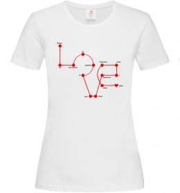 Женская футболка Love крапки Женская футболка Love крапки