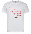 Мужская футболка Love крапки Белый Мужская футболка Love крапки Белый фото