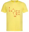 Мужская футболка Love крапки Лимонный Мужская футболка Love крапки Лимонный фото
