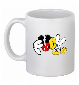 Чашка керамічна Mickey Fuck Чашка керамічна Mickey Fuck