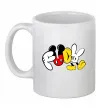 Чашка керамічна Mickey Fuck Білий Чашка керамічна Mickey Fuck Білий фото