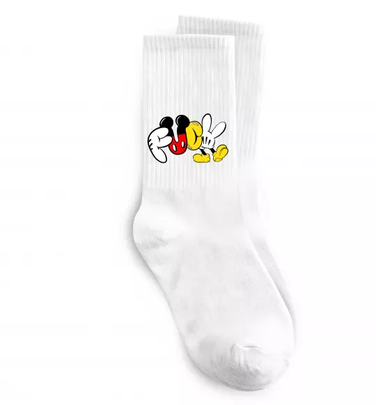 Шкарпетки Mickey Fuck Білий фото