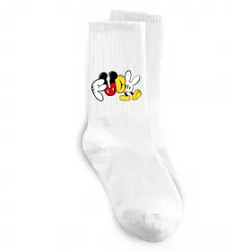 Шкарпетки Mickey Fuck Білий фото