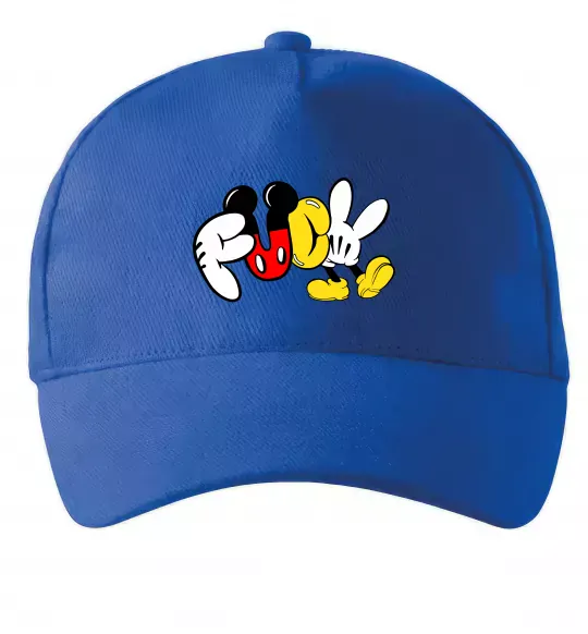 Кепка Mickey Fuck Яскраво-синій фото
