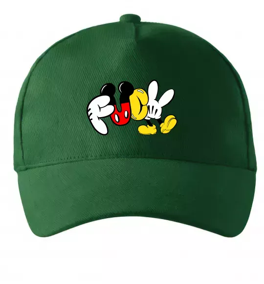 Кепка Mickey Fuck Темно-зелений фото