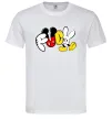 Чоловіча футболка Mickey Fuck Білий Чоловіча футболка Mickey Fuck Білий фото