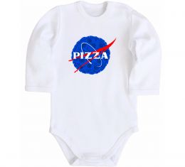 Детский боди Pizza Nasa