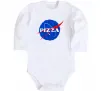 Детский боди Pizza Nasa Белый фото